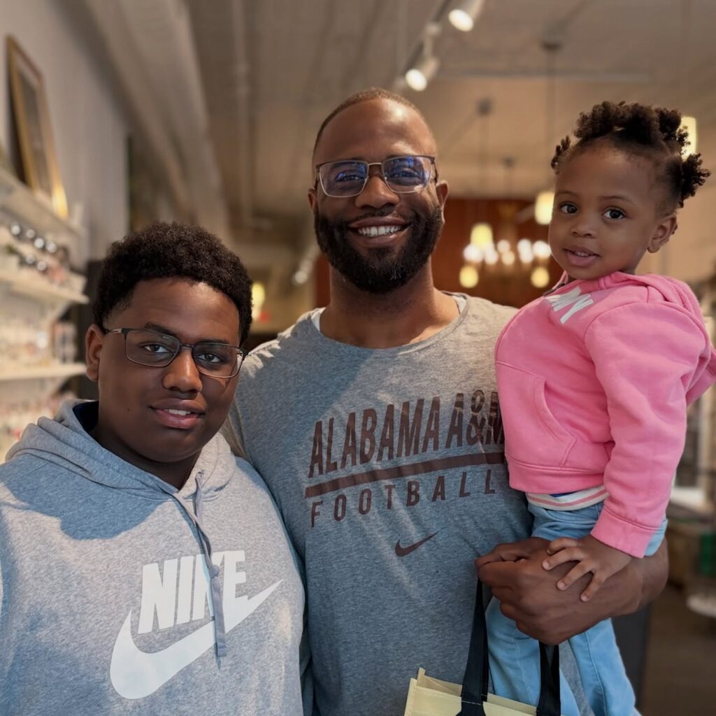 Family with glasses