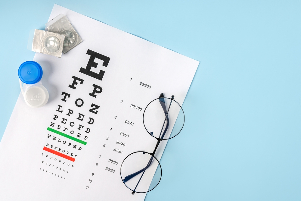 Contact lens VS glasses exam