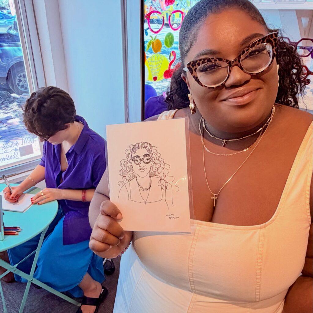 Portrait done on lady