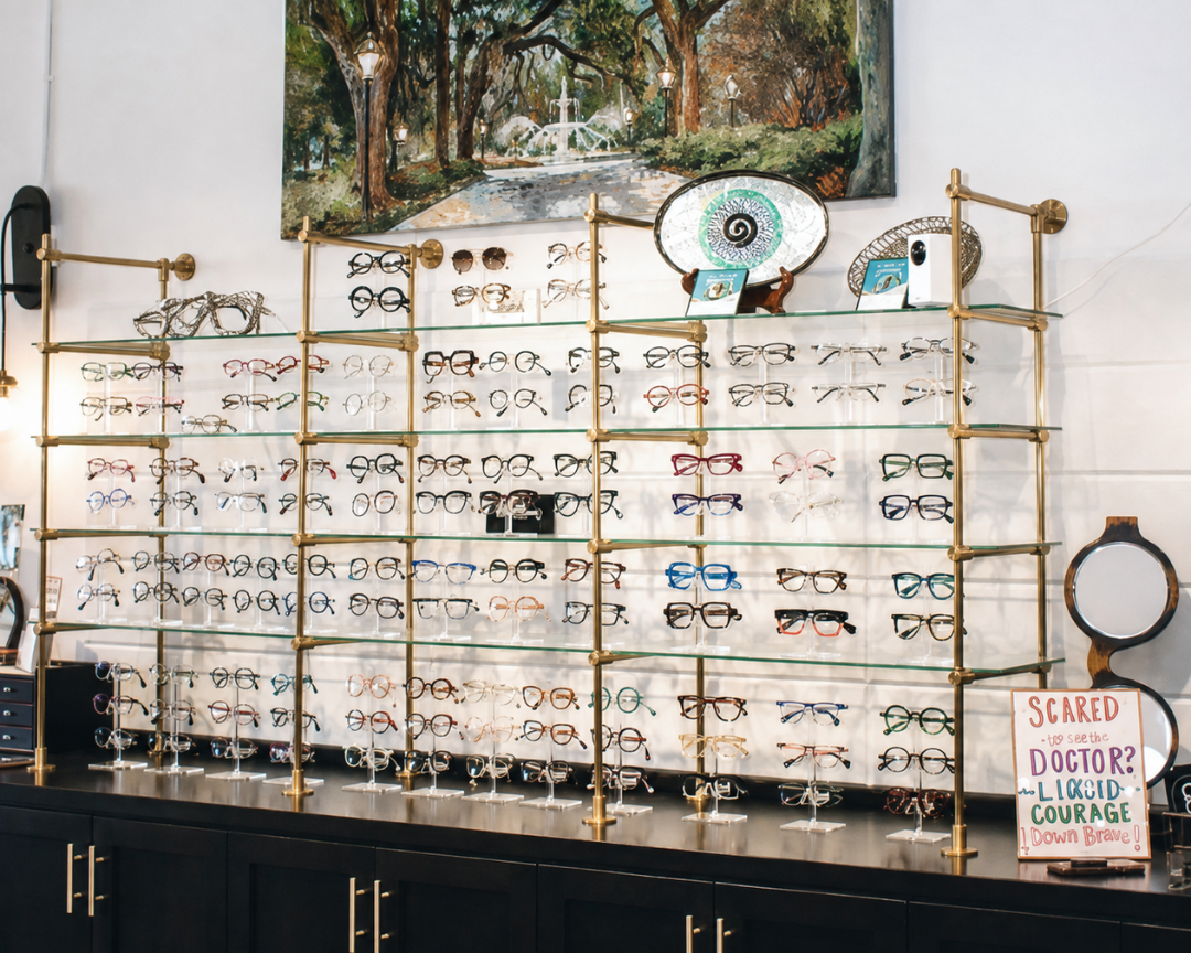 ForSight glasses shelf